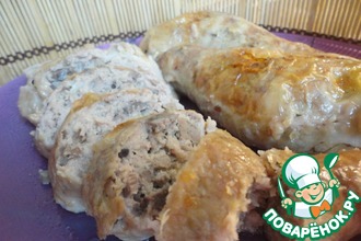 Фаршированные куриные окорока
