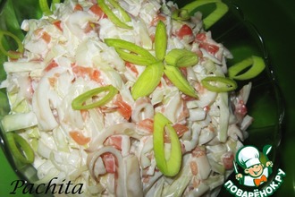 Салат "Форест" с кальмарами