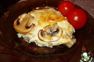 Сливочное суфле с грибами