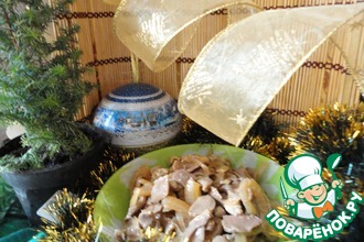 Куриные желудки по-корейски