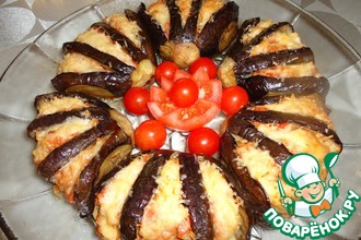 Баклажаны, начиненные фаршем и фенхелем
