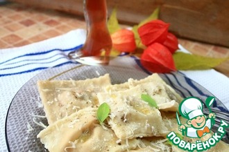 Равиоли с орехами