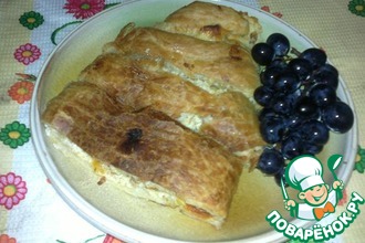 Рулет с курагой и изюмом