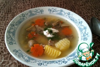 "Быстрый" куриный суп