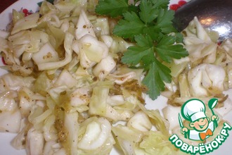 Острый салат из капусты