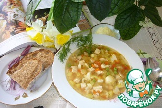 Минестроне с курицей