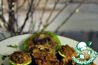 Овощи, фаршированные гречкой и грибами