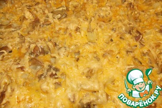 Картошка, запеченная с белыми грибами