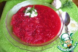 Свекольный суп от Ирмы и Марион Ромбауэр
