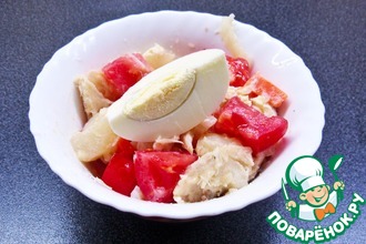 Салат из морского окуня
