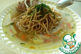 Лапша домашняя из цельнозерновой муки