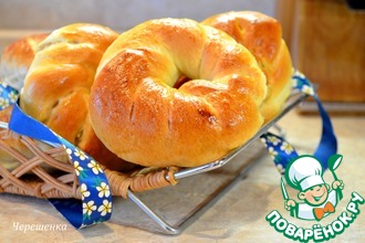 Апельсиновые булочки с миндальной крошкой