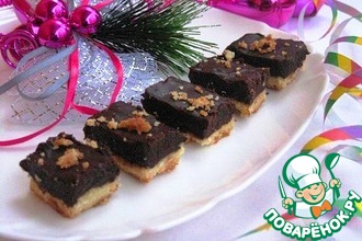 Шоколадно-карамельное печенье