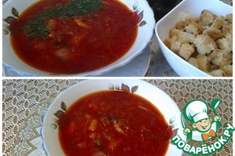 Фасолевый борщ