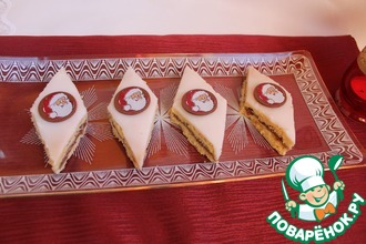 Печенье "Ромбики" с ореховой начинкой