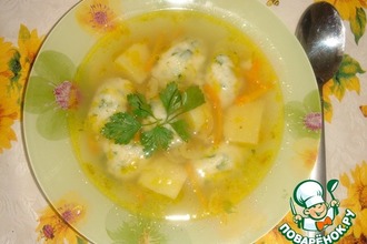 Куриный суп с клецками
