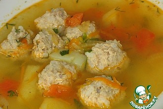 Суп с фрикадельками