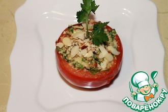 Помидоры, запеченные с кускусом