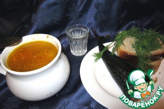 Суп с кальмарами и рисом