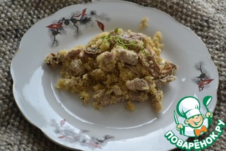 Свинина на коньяке с кус-кусом