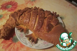 Пирог "Крокодил"