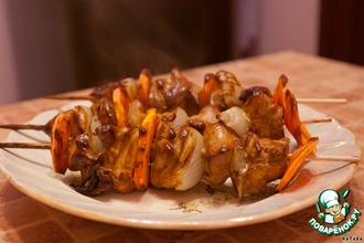 Шашлычки домашние из куриной грудки