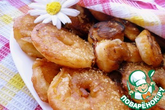 Пончики фруктовые вкусные и хрустные