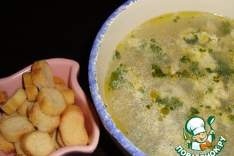 Суп куриный с кукурузой