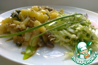Картофель с грибами