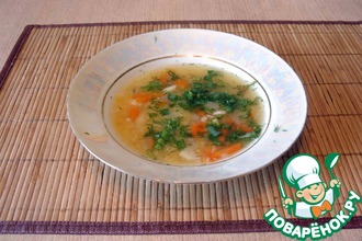 Похлёбка из красной чечевицы