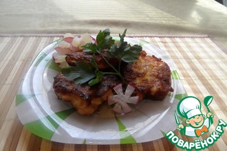 Оладушки "ананасовая курочка"