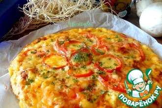 Мясной пирог без теста