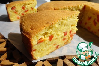 Пита с фетой и красным перцем