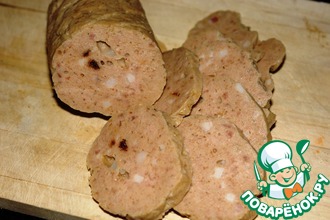 Колбаса вареная из цесарки