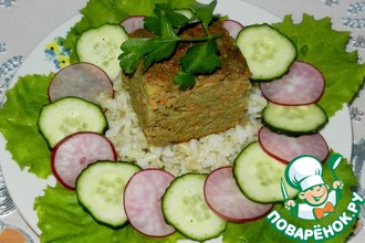 Запеканка из печени и картофеля с морковью