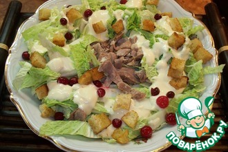 Салат из пекинской капусты с курицей