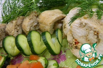 Легкие куриные рулетики