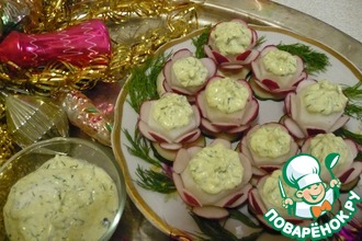 Фаршированный редис + карвинг