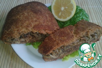Хлебец закусочный с луком и оливками
