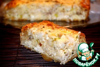 Греческий деревенский пирог с курицей