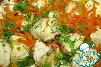 Курица с зеленым перцем и овощами