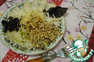 Салат с топинамбуром и сельдереем