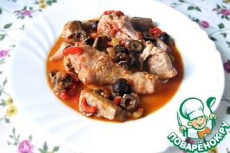 Цыпленок каччиаторе