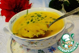 Суп из топинамбура с диким рисом