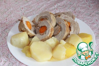 Мясной рулет в мультиварке