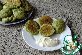 Оладушки из стручковой фасоли