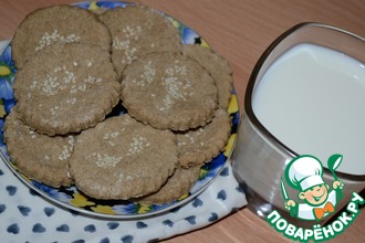 Медовое овсяное печенье