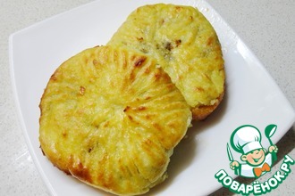 Картофельные зразы с начинкой из печени