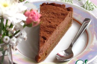 Шоколадно-карамельный тарт с корицей