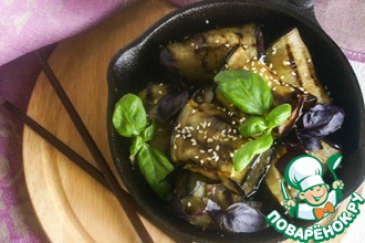 Баклажановые рулетики с мясной начинкой